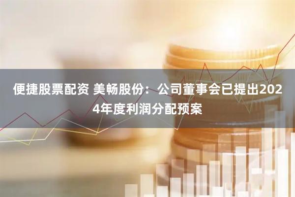 便捷股票配资 美畅股份：公司董事会已提出2024年度利润分配预案
